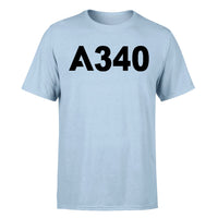 Thumbnail for A340 Flat Text Designed T-Shirts