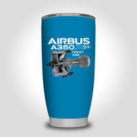 Thumbnail for Airbus A350 & Trent Wxb Engine Designed Tumbler Travel Mugs