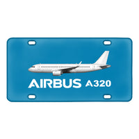 Thumbnail for The Airbus A320 Designed Metal (License) Plates