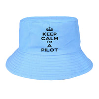 Thumbnail for Keep Calm I'm a Pilot Designed Summer & Stylish Hats