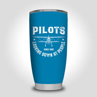 Thumbnail for Pilots Looking Down at People Since 1903 Designed Tumbler Travel Mugs