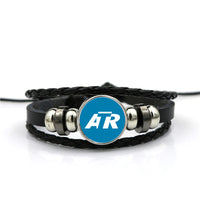 Thumbnail for ATR & Text Designed Leather Bracelets
