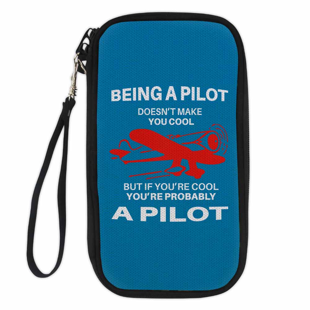 If You're Cool You're Probably a Pilot Designed Travel Cases & Wallets
