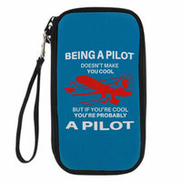 Thumbnail for If You're Cool You're Probably a Pilot Designed Travel Cases & Wallets