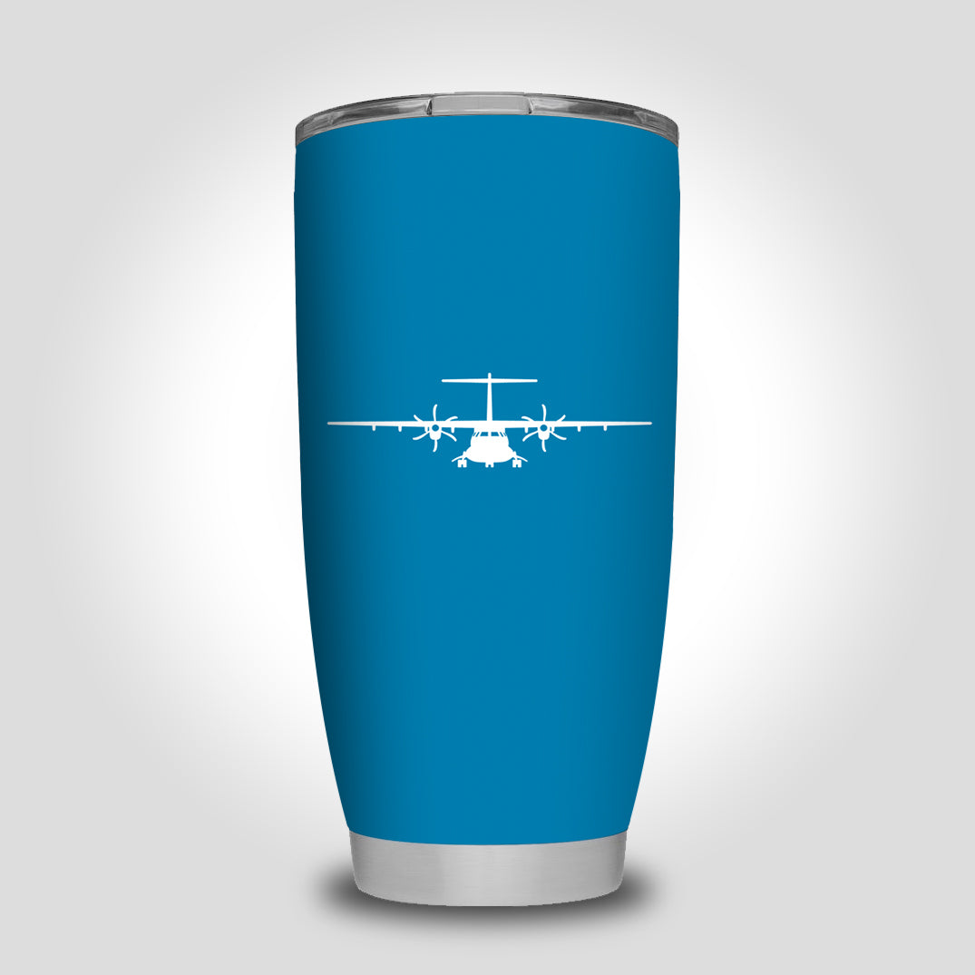 ATR-72 Silhouette Designed Tumbler Travel Mugs