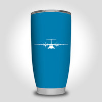 Thumbnail for ATR-72 Silhouette Designed Tumbler Travel Mugs