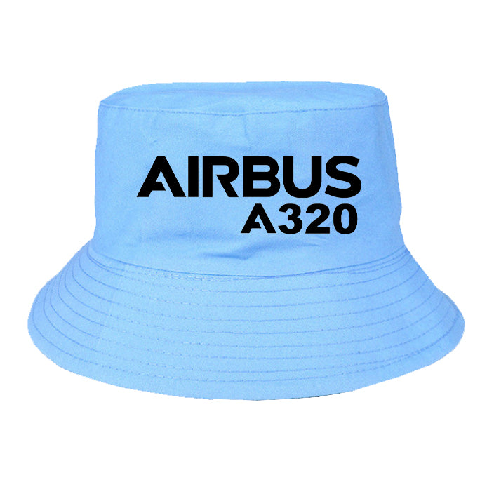 Airbus A320 & Text Designed Summer & Stylish Hats