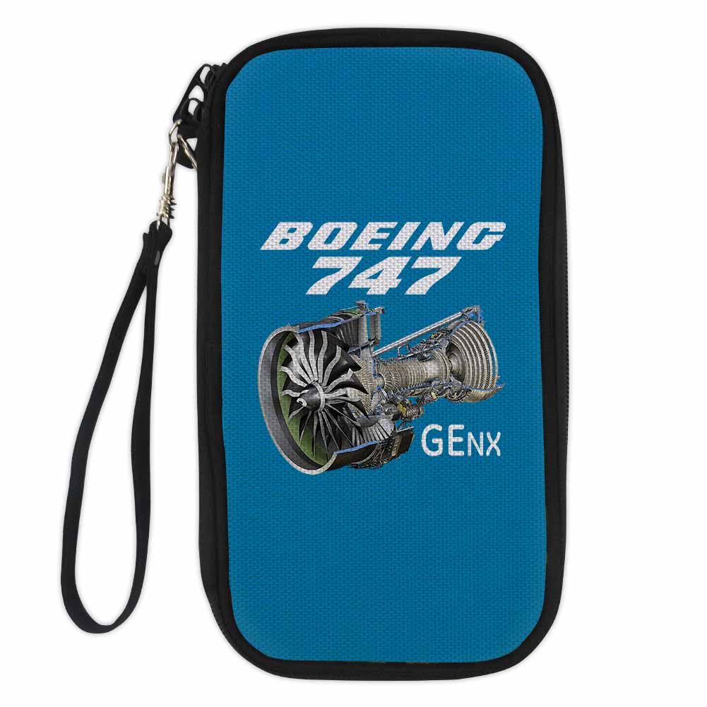 Boeing 747 & GENX Engine Designed Travel Cases & Wallets