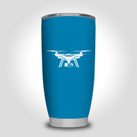 Thumbnail for Drone Silhouette Designed Tumbler Travel Mugs