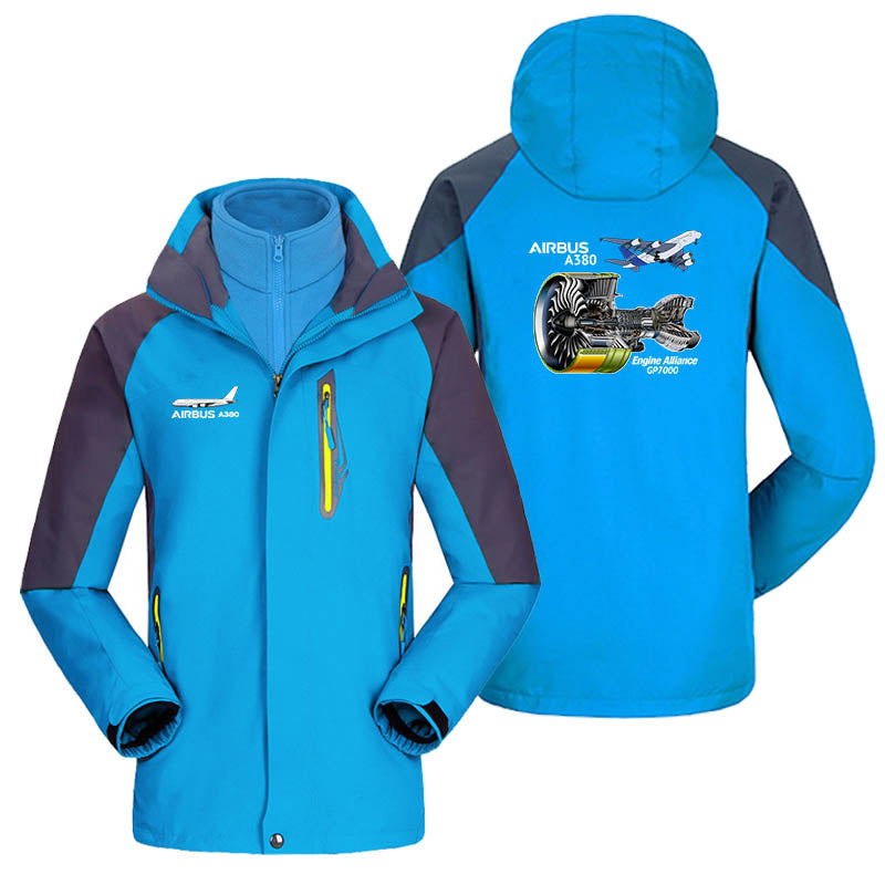 Airbus A380 & GP7000 Engine Designed Thick Skiing Jackets