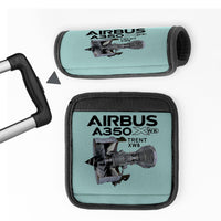 Thumbnail for Airbus A350 & Trent Wxb Engine Designed Neoprene Luggage Handle Covers