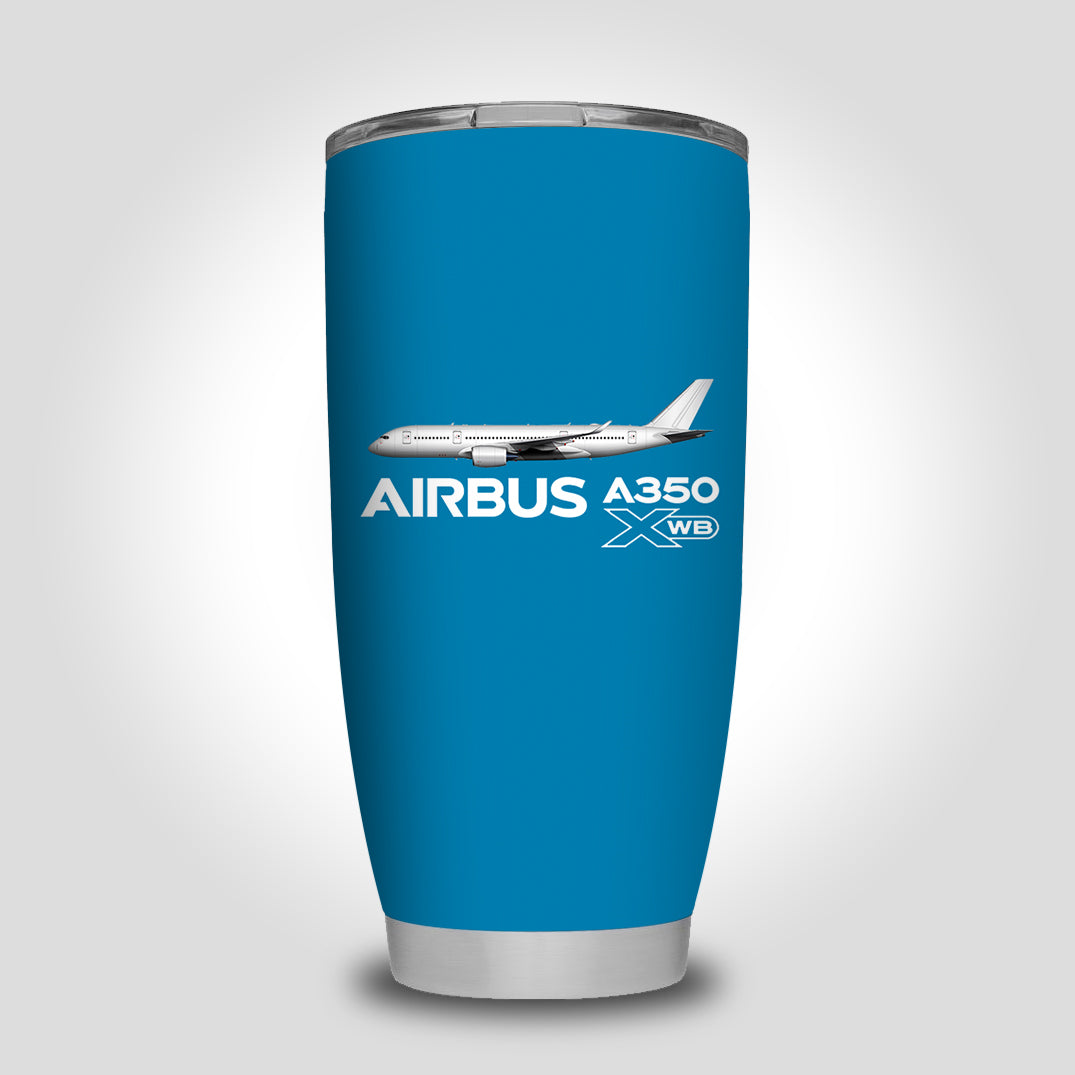 The Airbus A350 WXB Designed Tumbler Travel Mugs