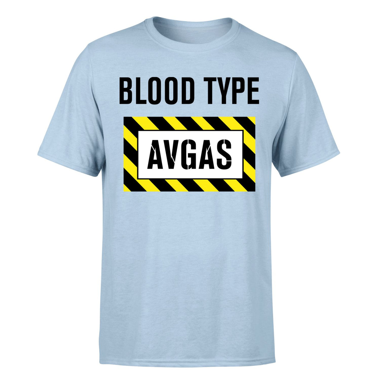 Blood Type AVGAS Designed T-Shirts
