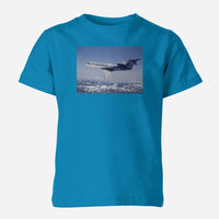 Thumbnail for Cruising Gulfstream Jet Designed Children T-Shirts