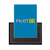 Thumbnail for Pilot & Stripes (4 Lines) Designed Magnets