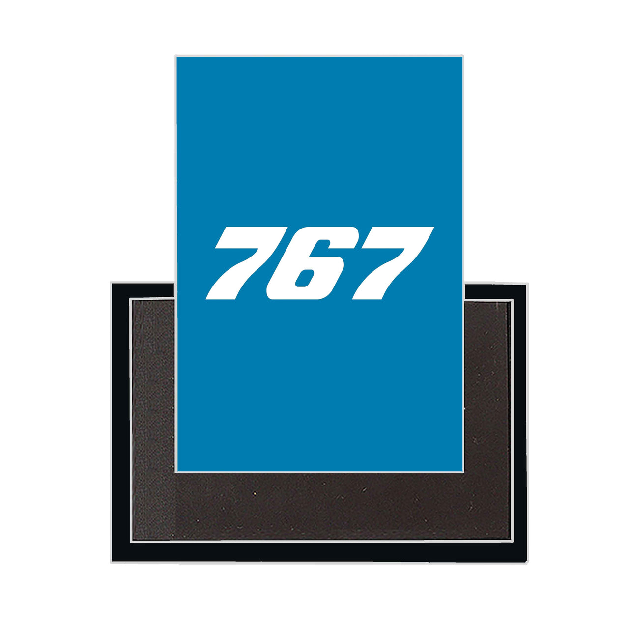 767 Flat Text Designed Magnets