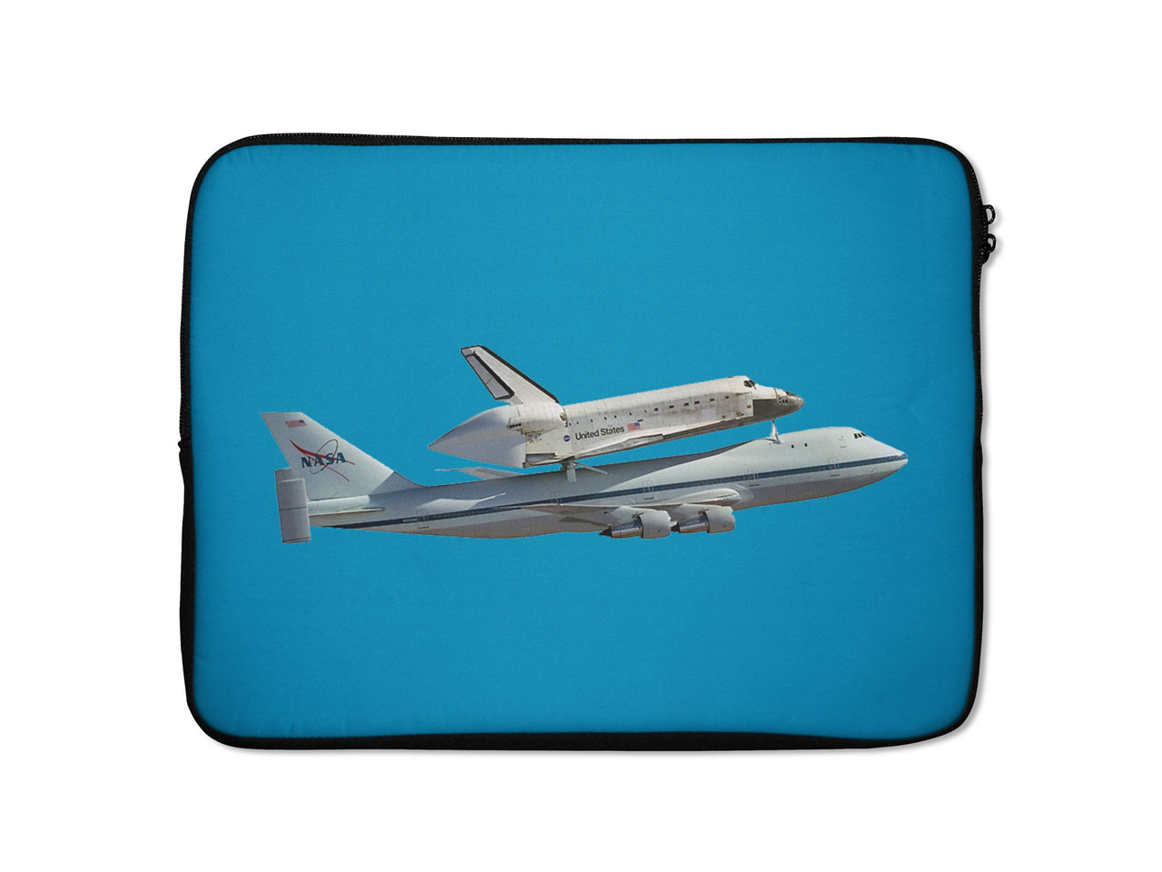 Space shuttle on 747 Designed Laptop & Tablet Cases