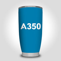 Thumbnail for A350 Flat Text Designed Tumbler Travel Mugs