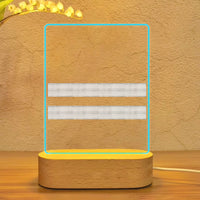 Thumbnail for Pilot Epaulettes (Silver) 2 Lines Designed Night Lamp