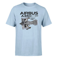 Thumbnail for Airbus A350 & Trent Wxb Engine Designed T-Shirts