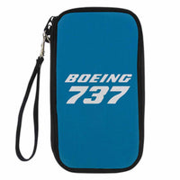 Thumbnail for Boeing 737 & Text Designed Travel Cases & Wallets