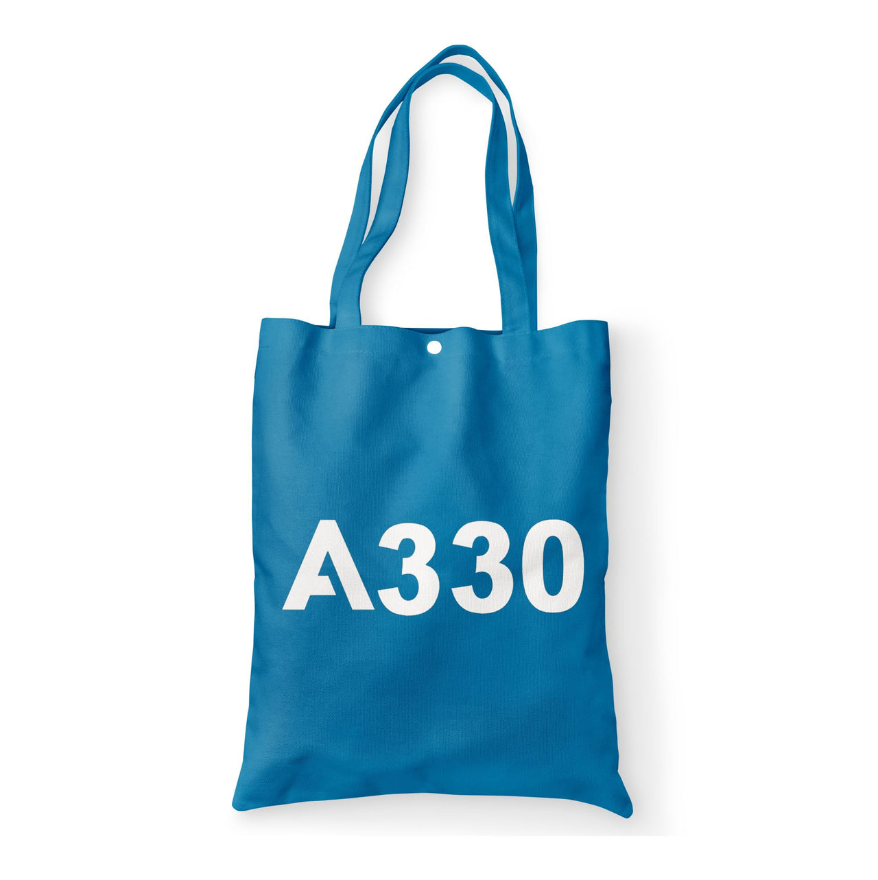 A330 Flat Text Designed Tote Bags