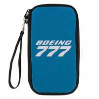 Thumbnail for Boeing 777 & Text Designed Travel Cases & Wallets