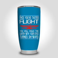 Thumbnail for Once You've Tasted Flight Designed Tumbler Travel Mugs