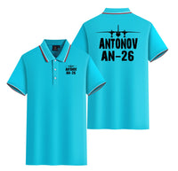 Thumbnail for Antonov AN-26 & Plane Designed Stylish Polo T-Shirts (Double-Side)