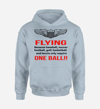 Thumbnail for Flying One Ball Designed Hoodies