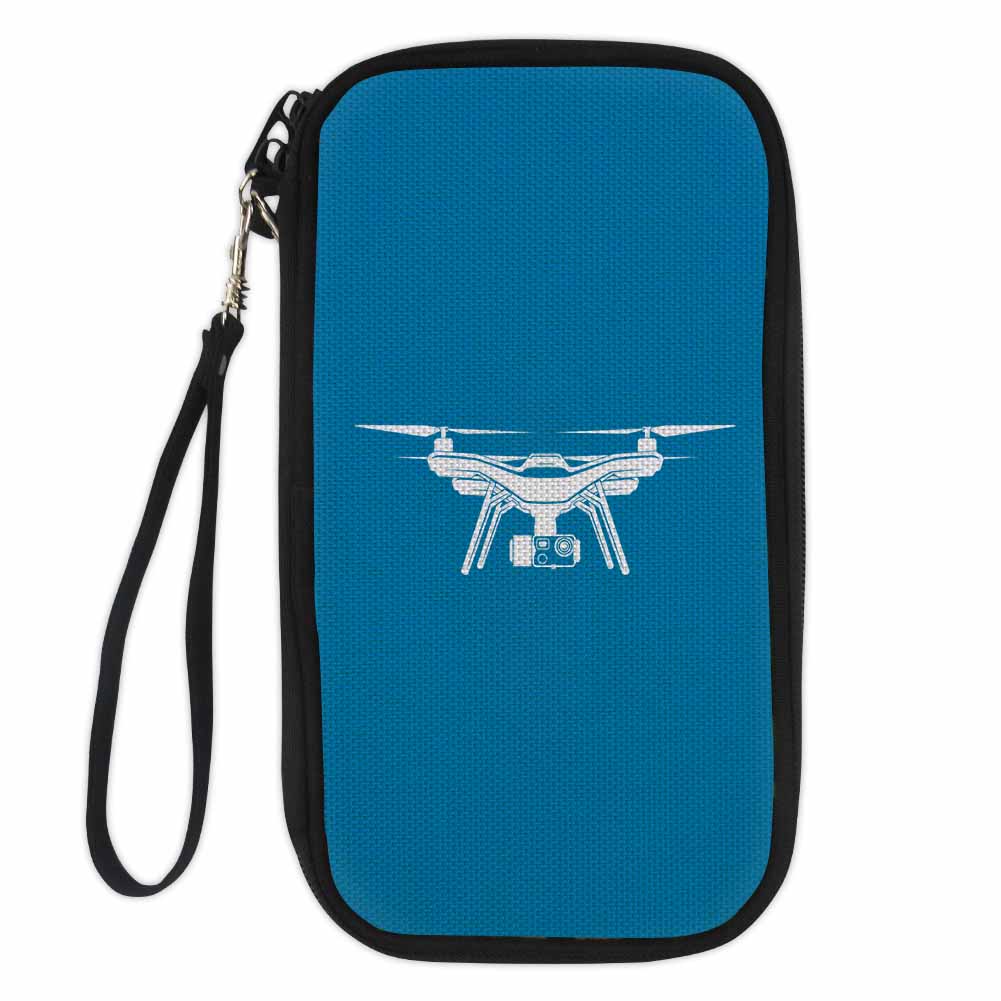 Drone Silhouette Designed Travel Cases & Wallets