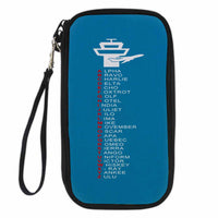 Thumbnail for Aviation Alphabet Designed Travel Cases & Wallets
