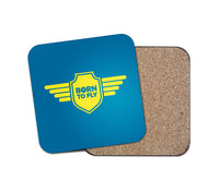 Thumbnail for Born To Fly & Badge Designed Coasters