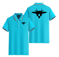 Thumbnail for Lockheed Martin F-35 Lightning II Silhouette Designed Stylish Polo T-Shirts (Double-Side)