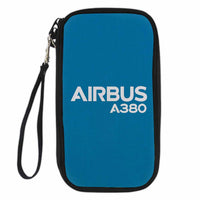 Thumbnail for Airbus A380 & Text Designed Travel Cases & Wallets