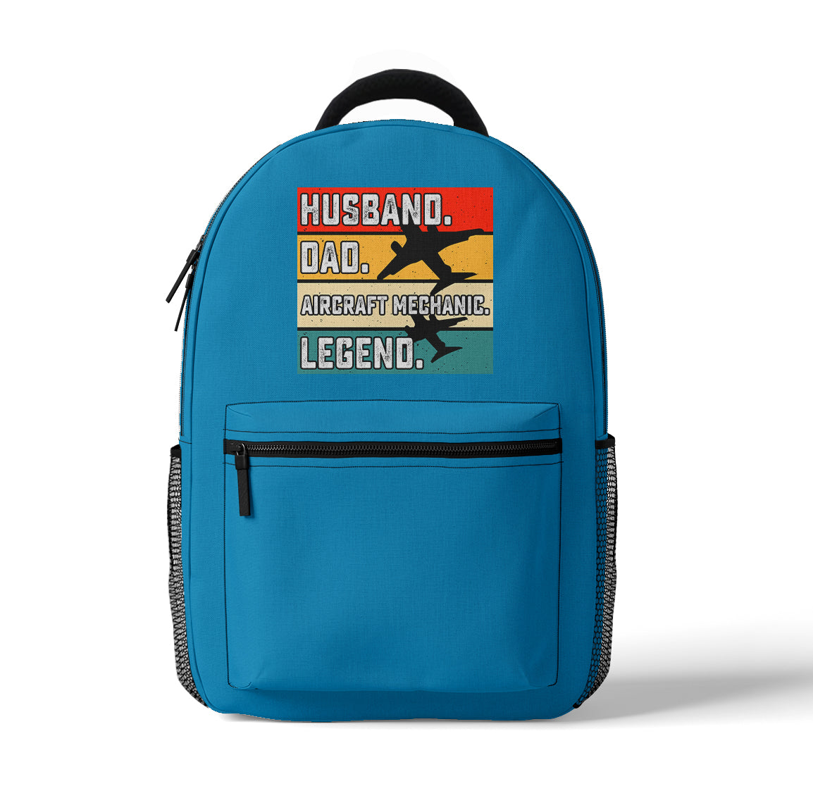 Husband & Dad & Aircraft Mechanic & Legend Designed 3D Backpacks
