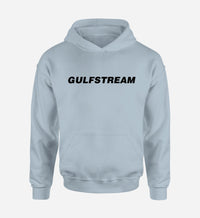Thumbnail for Gulfstream & Text Designed Hoodies