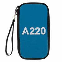 Thumbnail for A220 Flat Text Designed Travel Cases & Wallets