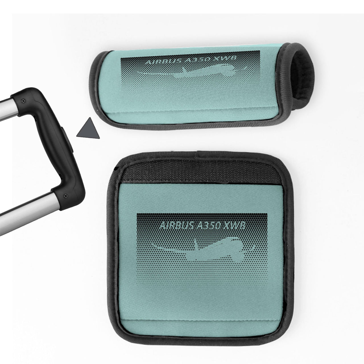 Airbus A350XWB & Dots Designed Neoprene Luggage Handle Covers