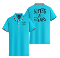 Thumbnail for Still Playing With Airplanes Designed Stylish Polo T-Shirts (Double-Side)