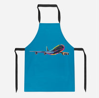 Thumbnail for Multicolor Airplane Designed Kitchen Aprons