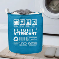 Thumbnail for Flight Attendant Label Designed Laundry Baskets
