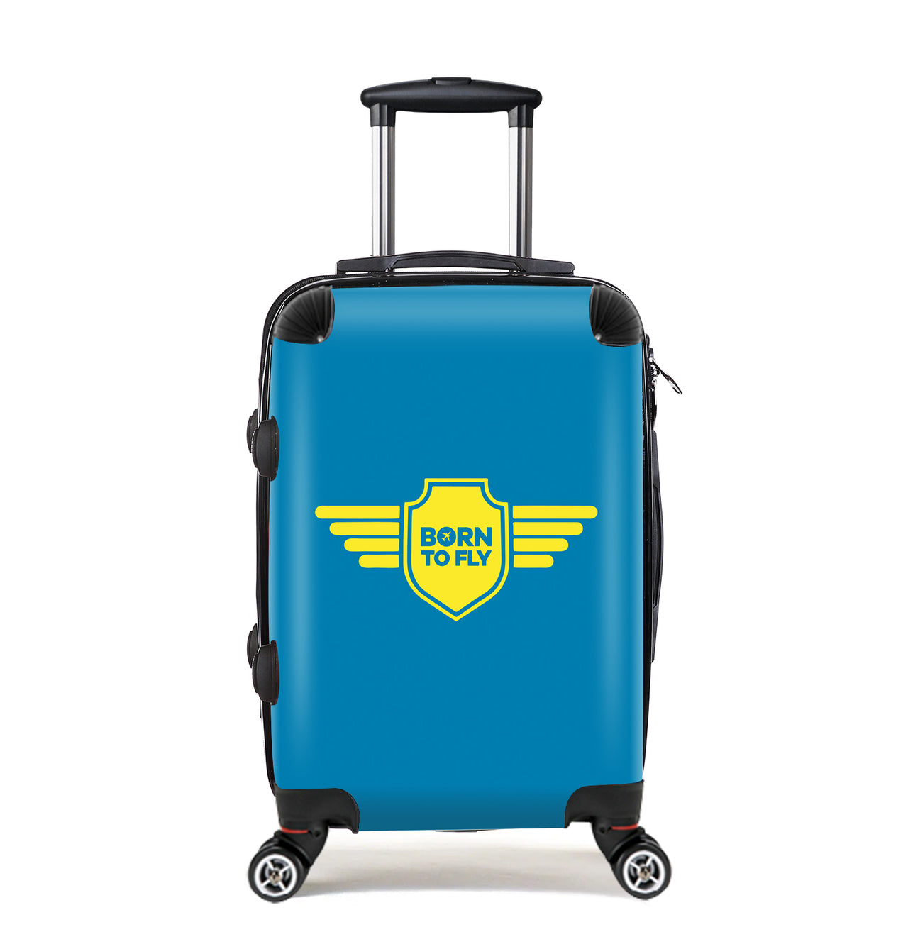Born To Fly & Badge Designed Cabin Size Luggages