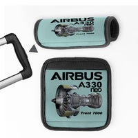 Thumbnail for Airbus A330neo & Trent 7000 Designed Neoprene Luggage Handle Covers