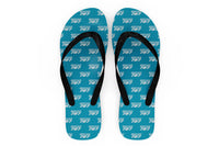 Thumbnail for Boeing 787 & Text Designed Slippers (Flip Flops)