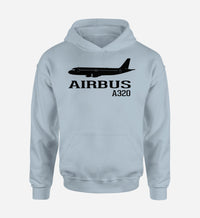 Thumbnail for Airbus A320 Printed Designed Hoodies