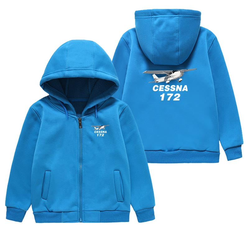 The Cessna 172 Designed "CHILDREN" Zipped Hoodies