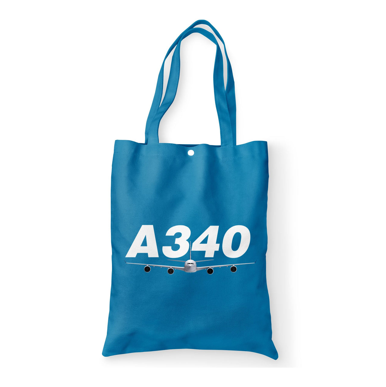 Super Airbus A340 Designed Tote Bags