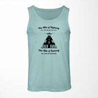 Thumbnail for One Mile of Runway Will Take you Anywhere Designed Tank Tops