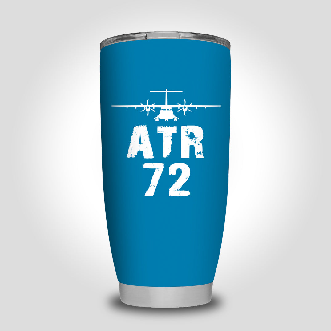 ATR-72 & Plane Designed Tumbler Travel Mugs